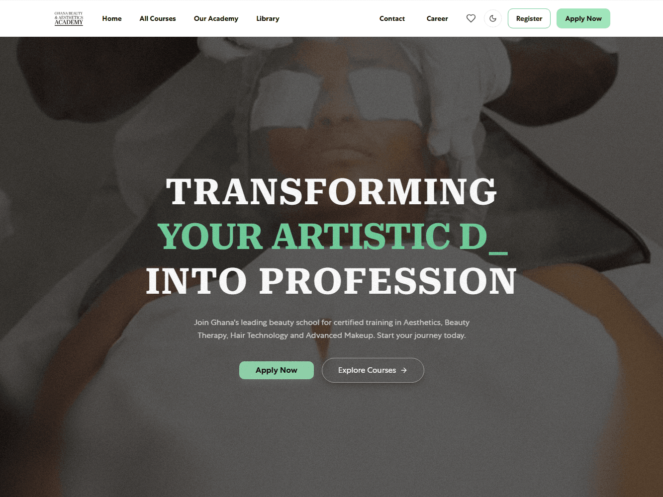 Ghana Beauty & Aesthetics Academy: Education • Enrollment